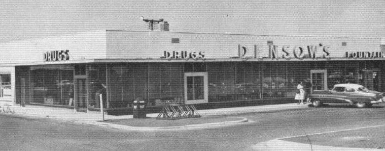 Wright Drugstore - Densow's - 1955
