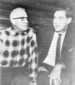 Coach Dawald and Gene Conley