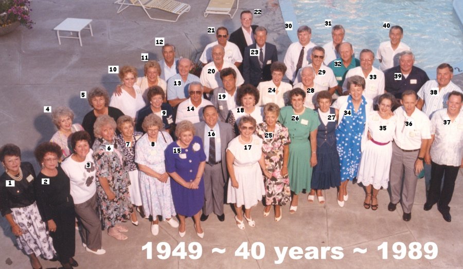 '49 in '89 ~ 40 year Reunion