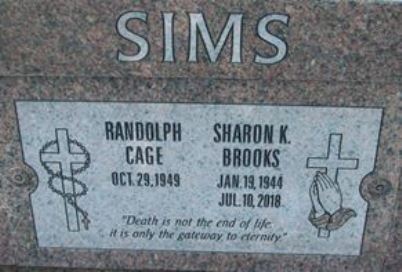 Sharon Brooks - headstone Sharon Brooks - headstone