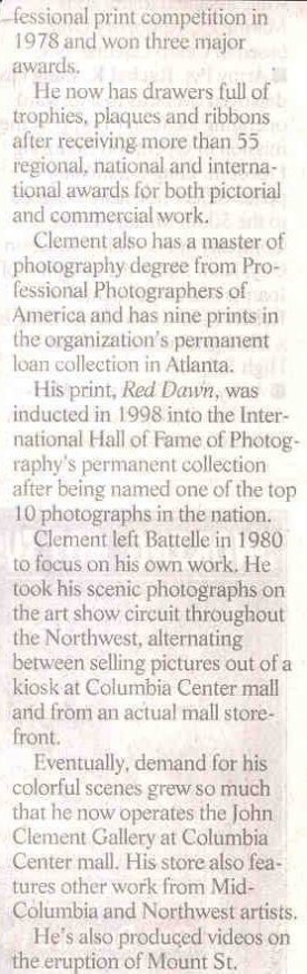 John Clement Article