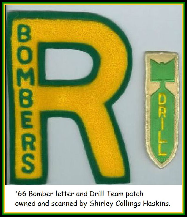 Bomber Letter and Drill Team Patch