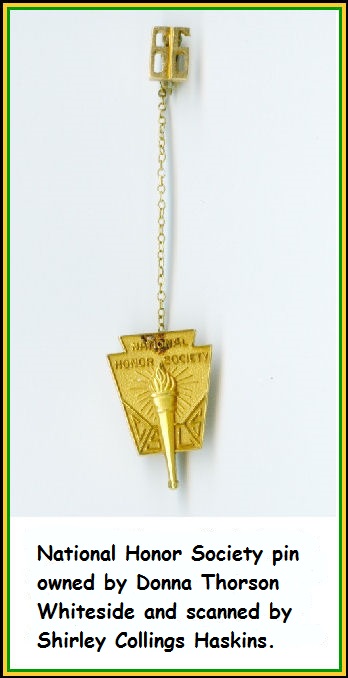 66 Class National Honor Society Pin