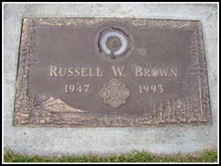 Russ Brown - Headstone Russ Brown - Headstone