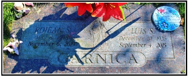 Rojean Grazzini-headstone Rojean Grazzini=headstone