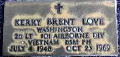 Kerry Love -Headstone Kerry Love ~ Headstone