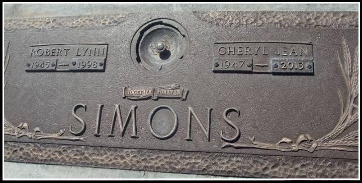 Cheryl Pollard ~ Headstone