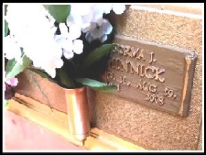 Norma Minnick - headstone Norma Minnick - headstone