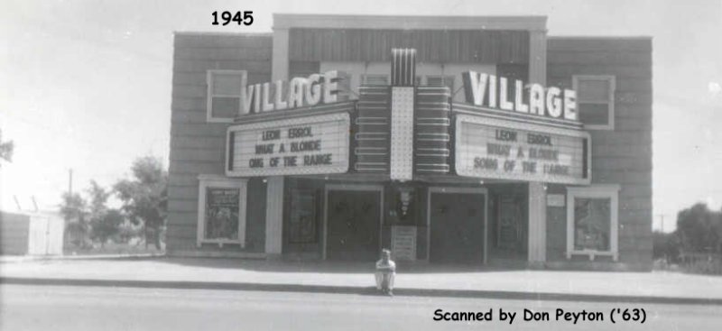 Village Theater in 1945