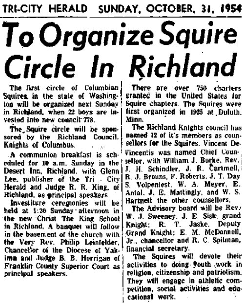 1954Squires - Herald Article