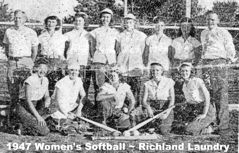 1947 Women's Softball - Richland Laundry